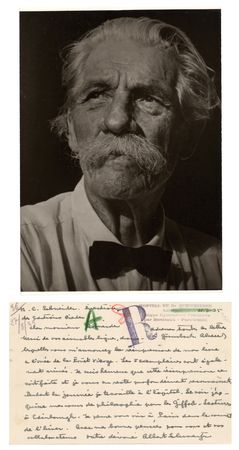 Lot #347 Albert Schweitzer Autograph Letter Signed - Image 1