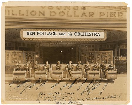 Lot #642 Ben Pollack Signed Photograph - Image 1