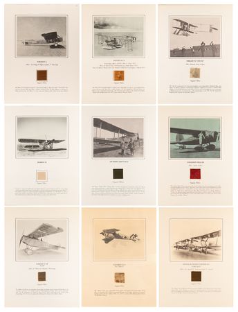 Lot #517 Smithsonian Air & Space Museum Relic Prints (9) with Wright Bros. and Amelia Earhart Collection - Image 1