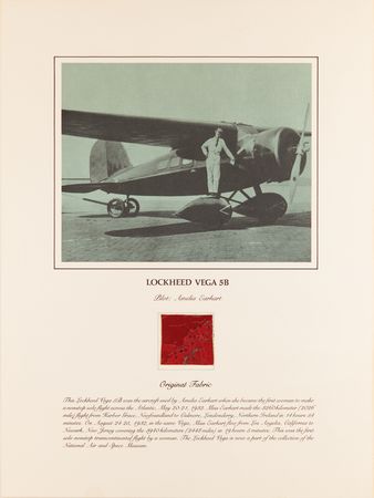 Lot #517 Smithsonian Air & Space Museum Relic Prints (9) with Wright Bros. and Amelia Earhart Collection - Image 12
