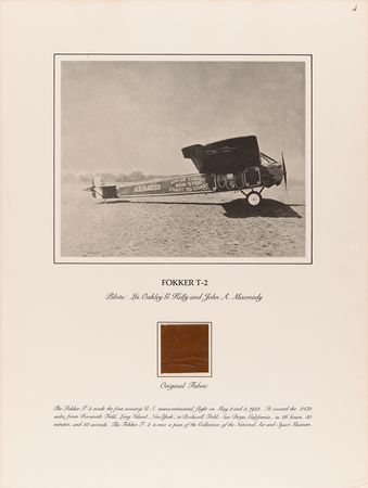 Lot #517 Smithsonian Air & Space Museum Relic Prints (9) with Wright Bros. and Amelia Earhart Collection - Image 2