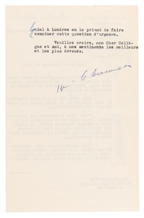 Lot #320 Jean Moulin Handwritten Draft Letter and Autograph Note Signed - Image 5