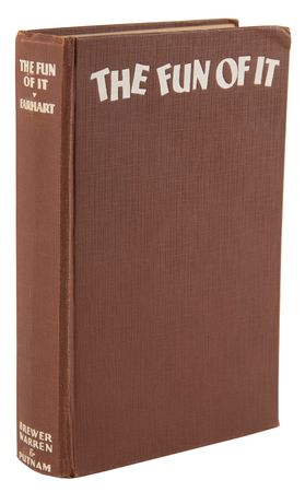 Lot #513 Amelia Earhart Signed Book - The Fun of It - Image 3