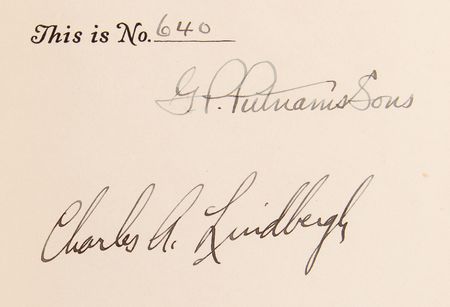 Lot #515 Charles Lindbergh Signed Limited Edition Book - 'WE' - Image 2