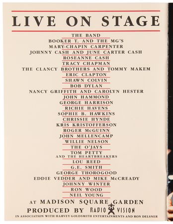 Lot #674 Bob Dylan Original '30th Anniversary Concert Celebration' Program - Image 2