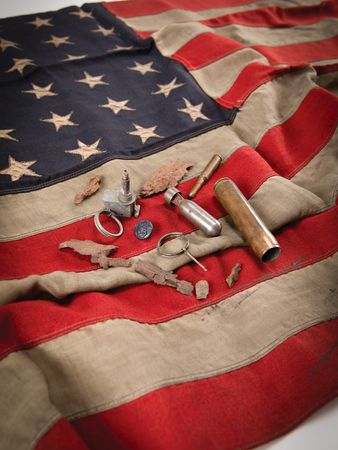 Lot #383 Normandy Invasion Flag from the USS Burnett County (LST-512) - Image 2