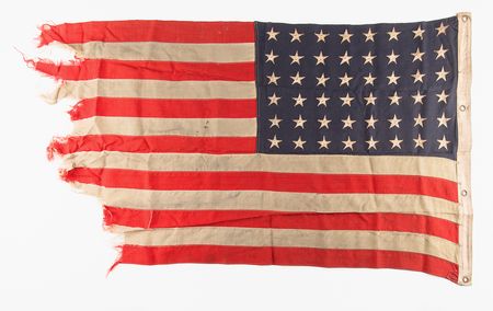 Lot #383 Normandy Invasion Flag from the USS Burnett County (LST-512) - Image 3