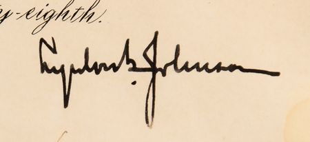 Lot #32 Lyndon B. Johnson Document Signed as President - Appointing General Earl Wheeler as Chairman of the Joint Chiefs of Staff - Image 2