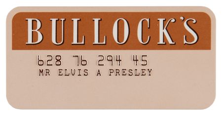 Lot #690 Elvis Presley's Bullock's Credit Card - Image 1