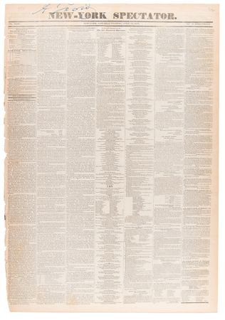Lot #91 William Henry Harrison (3) Period Newspapers on the Presidential Inauguration and Funeral Services - Image 7