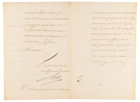 Lot #229 John Law Letter Signed - Image 2