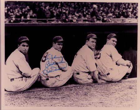 Lot #907 Ted Williams, Bobby Doerr, and Dom DiMaggio Signed Photograph, plus (2) Bobby Doerr Signed Photographs Inscribed to Johnny Pesky - Image 3