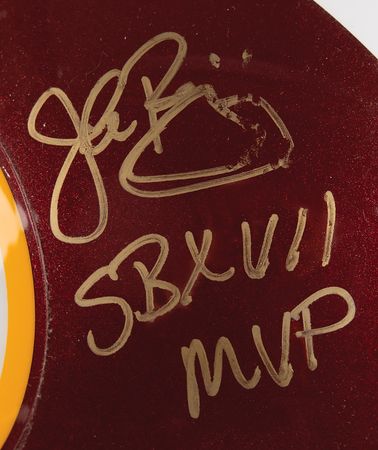 Lot #905 Washington Redskins: Gibbs, Theismann, Riggins, and Moseley (4) Signed Items - Image 2