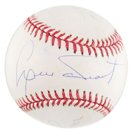 Lot #879 Boston Red Sox: 1975 Team (5) Signed Items Group Lot - Image 4