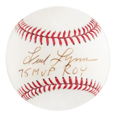 Lot #879 Boston Red Sox: 1975 Team (5) Signed Items Group Lot - Image 7