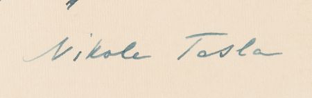 Lot #224 Nikola Tesla Autograph Letter Signed, Sent to a Serbian Veteran of WWI - Image 3