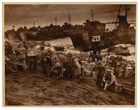 Lot #385 Iwo Jima Original 'Type I' Photograph by Paul Queenan Photograph - Image 1