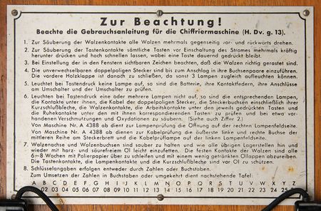 Lot #399 WWII German Enigma I Cipher Machine (c. 1943, Fully Operational): Fully functioning 1943 Enigma I cipher machine used by the German military in WWII - Image 17