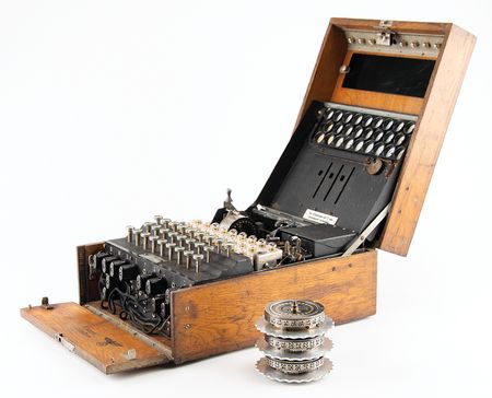 Lot #399 WWII German Enigma I Cipher Machine (c. 1943, Fully Operational): Fully functioning 1943 Enigma I cipher machine used by the German military in WWII - Image 5