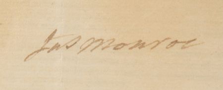 Lot #6 James Monroe Document Signed as Secretary of State, Giving Instructions for Engaging the Enemy - Image 2