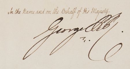 Lot #203 King George IV Document Signed on Marriage of William IV - Image 2