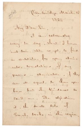 Lot #721 Henry Wadsworth Longfellow Autograph Letter Signed on Translation of His Poetry - Image 1