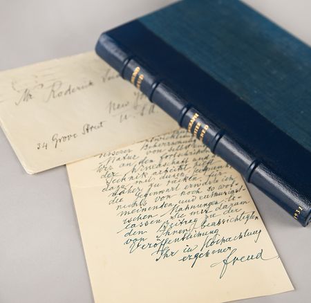 Lot #249 Sigmund Freud Autograph Letter Signed: 