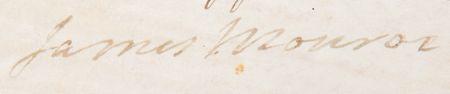 Lot #122 James Monroe Document Signed as President - Image 3