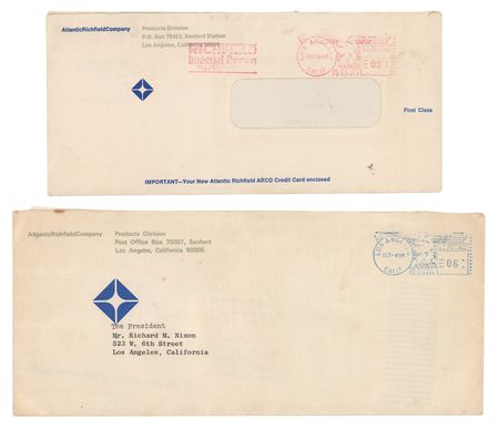 Lot #132 Richard and Pat Nixon (2) Presidential ARCO Credit Cards - Image 3