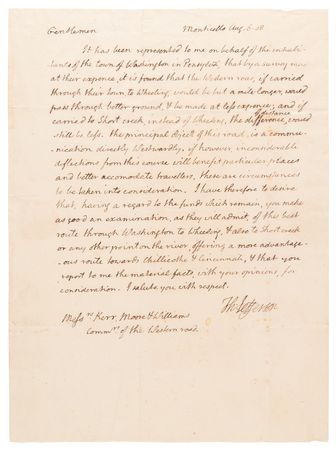 Lot #3 Thomas Jefferson Autograph Letter Signed as President on 