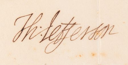 Lot #3 Thomas Jefferson Autograph Letter Signed as President on 