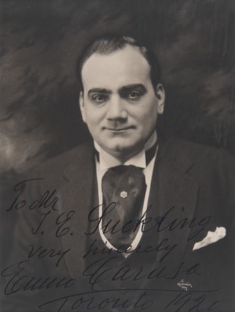 Lot #763 Enrico Caruso Signed Photograph - Image 1