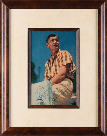 Lot #985 Clark Gable Signed Photograph - Image 2