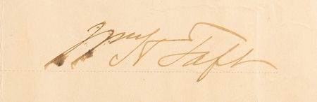 Lot #143 William H. Taft Document Signed as President - Image 2