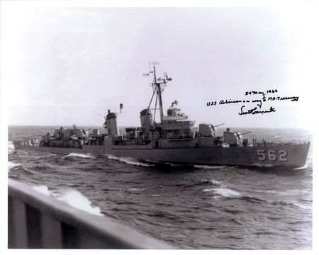 Lot #632 Scott Carpenter Signed Oversized Photograph - Image 1