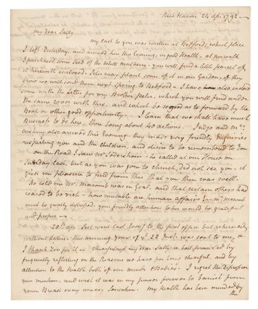 Lot #190 John Jay Autograph Letter Signed as Chief Justice - 