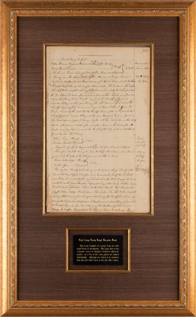 Lot #365 Virginia Founders Legal Document, Naming Henry Lee and Benjamin Harrison Document - Image 1