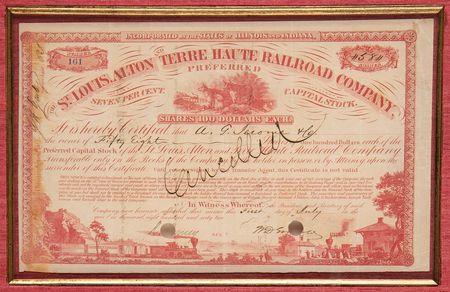 Lot #316 Addison G. Jerome Document Signed - Image 2