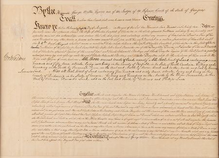 Lot #366 George Walton Document Signed - Image 2