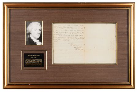 Lot #282 Alexander J. Dallas Autograph Letter Signed - Image 1