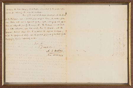 Lot #282 Alexander J. Dallas Autograph Letter Signed - Image 2