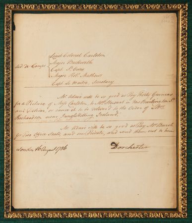 Lot #469 Guy Carleton Document Signed - Image 2