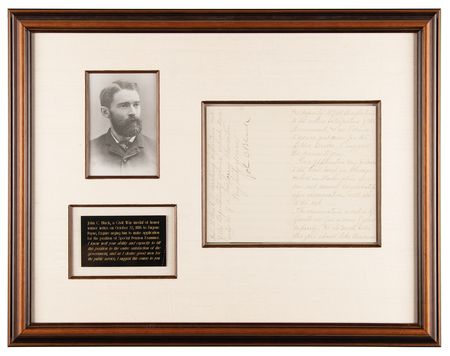 Lot #264 John C. Black Letter Signed - Image 1