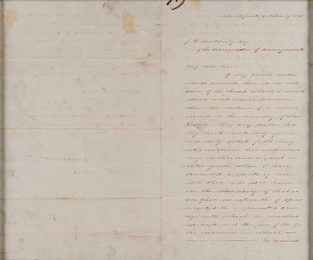 Lot #369 Daniel Webster Letter Signed, Honoring Minuteman Isaac Davis: 