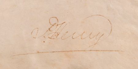 Lot #306 Patrick Henry Document Signed - Image 3