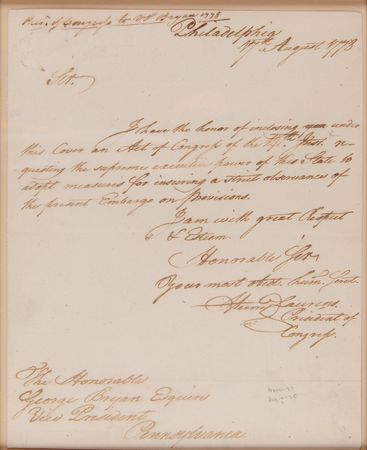 Lot #524 Henry Laurens Revolutionary War-Dated Autograph Letter Signed - Image 2