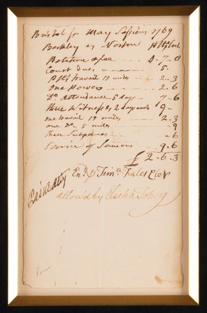 Lot #339 Robert Treat Paine Autograph Document Signed - Image 2