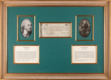 Lot #312 Francis Hopkinson and William Bingham Revolutionary War-Dated Document Signed - Image 1