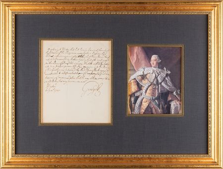 Lot #320 King George III Autograph Letter Signed - Image 1