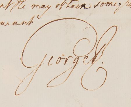 Lot #320 King George III Autograph Letter Signed - Image 3
